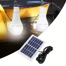 PACK de 4 Ampolletas Solares Colgantes de 12W