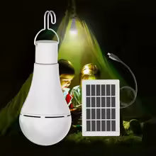 PACK de 4 Ampolletas Solares Colgantes de 12W