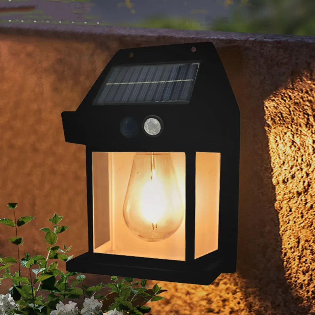 PACK de 4 Focos Solares + Bombilla - Todo incluido (Medidas 15 x 10 cm)